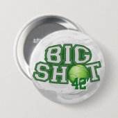 Badge Rond 7,6 Cm Big Shot Tennis Ball (Devant & derrière)