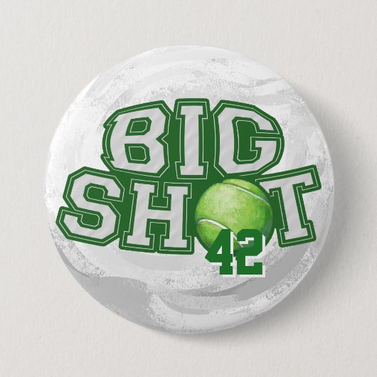 Badge Rond 7,6 Cm Big Shot Tennis Ball (Devant)