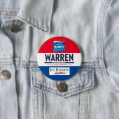 Badge Rond 7,6 Cm Billet d'élection du Massachusetts 2020 (En situation)