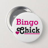 Badge Rond 7,6 Cm Bingo Chick (Devant & derrière)