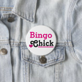 Badge Rond 7,6 Cm Bingo Chick (En situation)