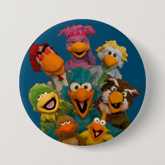 Badge Rond 7,6 Cm Bird Call Cast Button (Devant)