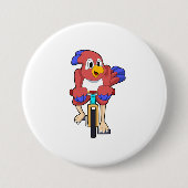 Badge Rond 7,6 Cm Bird with bicycle (Devant)