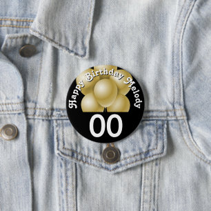 Badge Rond 7,6 Cm Birthday DIY AGE Customize