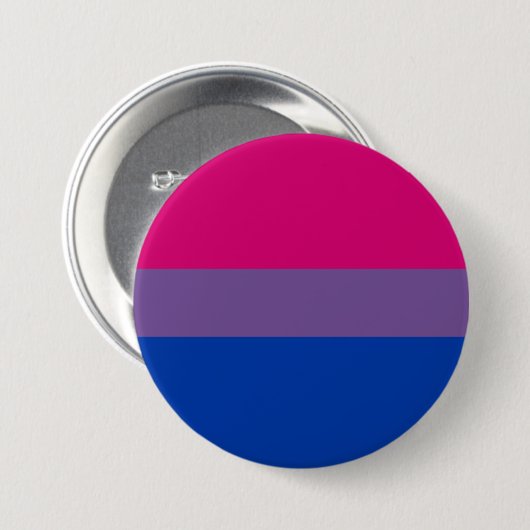 Badge Rond 7,6 Cm Bisexual pride (Devant & derrière)