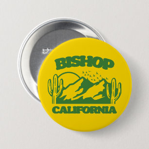 Badge Rond 7,6 Cm Bishop California