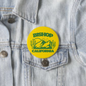 Badge Rond 7,6 Cm Bishop California (En situation)
