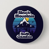 Badge Rond 7,6 Cm Black Mountain, Caroline du Nord (Devant)