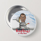 Badge Rond 7,6 Cm Boehner dans la boîte (Devant & derrière)