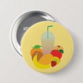 Badge Rond 7,6 Cm Boisson glacée (Devant & derrière)
