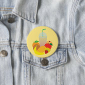 Badge Rond 7,6 Cm Boisson glacée (En situation)