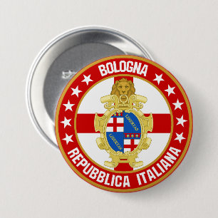 Badge Rond 7,6 Cm Bologne