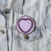 Badge Rond 7,6 Cm bonbon-1 (En situation)