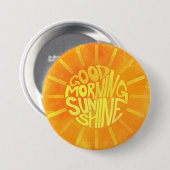 Badge Rond 7,6 Cm Bonne nuit, Sunshine ! (Devant & derrière)
