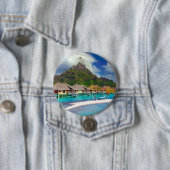 Badge Rond 7,6 Cm Bora Bora (En situation)
