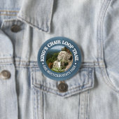 Badge Rond 7,6 Cm Boucle de chaise du roi (rd) (En situation)