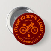 Badge Rond 7,6 Cm Boucle des falaises d'Utah (cyclisme) (Devant & derrière)