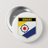 Badge Rond 7,6 Cm Bouclier indicateur Bonaire (Devant & derrière)