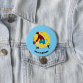 Badge Rond 7,6 Cm Boule de pique (En situation)