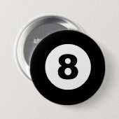 Badge Rond 7,6 Cm Boule huit (Devant & derrière)
