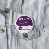 Badge Rond 7,6 Cm Bouton (En situation)