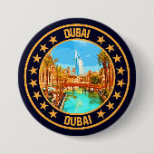 Badge Rond 7,6 Cm Bouton (Devant)