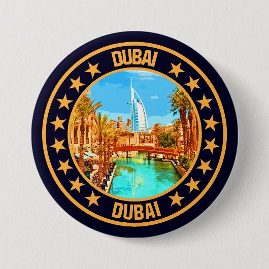 Badge Rond 7,6 Cm Bouton (Devant)