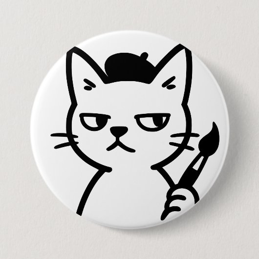 Badge Rond 7,6 Cm Bouton (Devant)