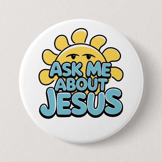 Badge Rond 7,6 Cm Bouton (Devant)