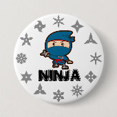 Badge Rond 7,6 Cm Bouton (Devant)