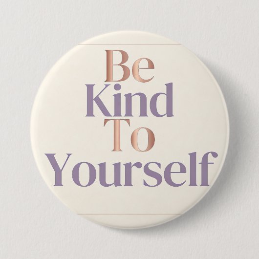 Badge Rond 7,6 Cm Bouton (Devant)