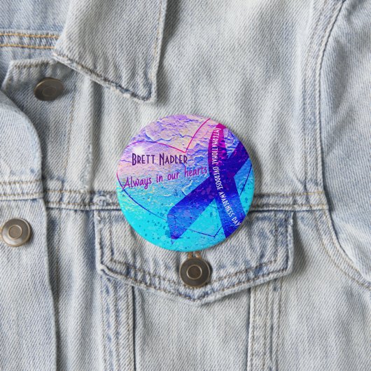 Badge Rond 7,6 Cm Bouton (En situation)