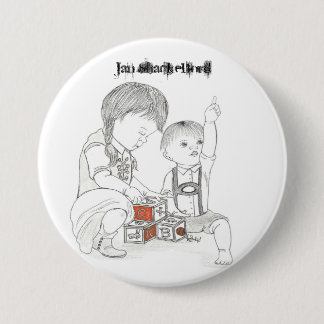 Badge Rond 7,6 Cm Bouton 04 de bébé de janv. Shackelford