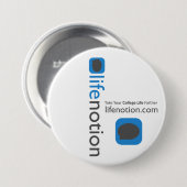 Badge Rond 7,6 Cm Bouton 1 de promo de LifeNotion (Devant & derrière)