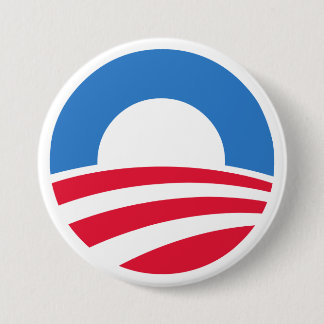 Badge Rond 7,6 Cm Bouton 2012 de logo d'Obama