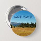 BADGE ROND 7,6 CM BOUTON 2 DE STATION D'EAGLE (Devant & derrière)