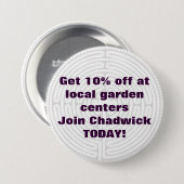 Badge Rond 7,6 Cm bouton 3 (Devant & derrière)
