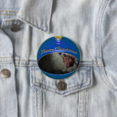 Badge Rond 7,6 Cm Bouton 3 de Noël de CMN (En situation)