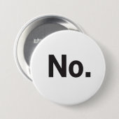 Badge Rond 7,6 Cm Bouton 3" : Non. (Devant & derrière)