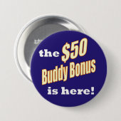 Badge Rond 7,6 Cm bouton 50 de biolife (Devant & derrière)