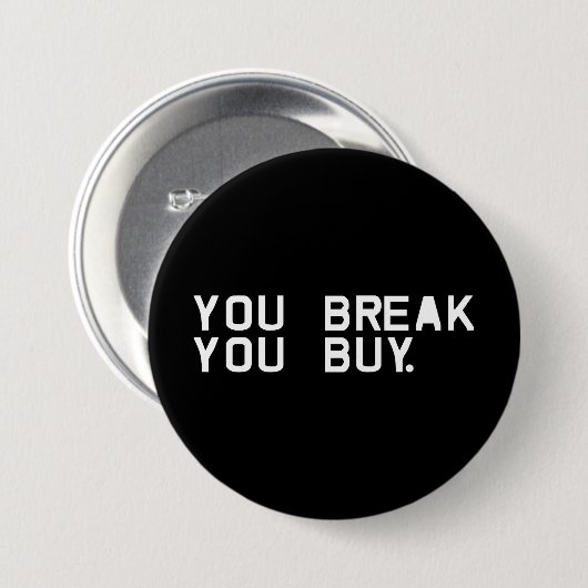 Badge Rond 7,6 Cm Bouton Acheter (Devant & derrière)