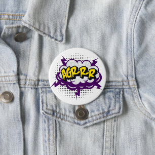 Badge Rond 7,6 Cm Bouton AGR-R-R