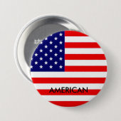 Badge Rond 7,6 Cm Bouton américain (Devant & derrière)