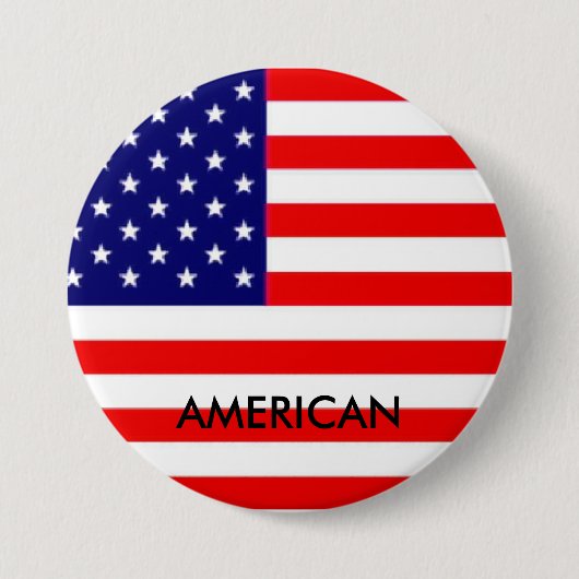 Badge Rond 7,6 Cm Bouton américain (Devant)