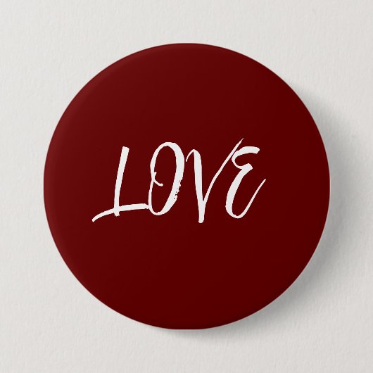 Badge Rond 7,6 Cm Bouton Amour (Devant)