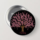 Badge Rond 7,6 Cm Bouton Arborescence ressort (Devant & derrière)