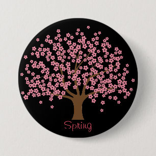 Badge Rond 7,6 Cm Bouton Arborescence ressort