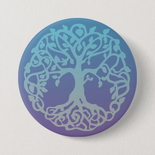 Badge Rond 7,6 Cm Bouton Arbre de vie (Devant)