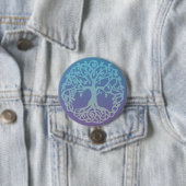 Badge Rond 7,6 Cm Bouton Arbre de vie (En situation)