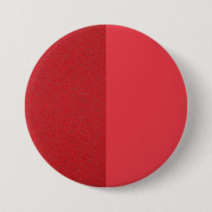 Badge Rond 7,6 Cm Bouton arrière rouge tomate à deux tons - Personna